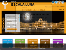 Tablet Screenshot of hostalescalalunasalamanca.com